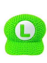 View image 1 — Knitted Green Cap Figure, Luigi Style