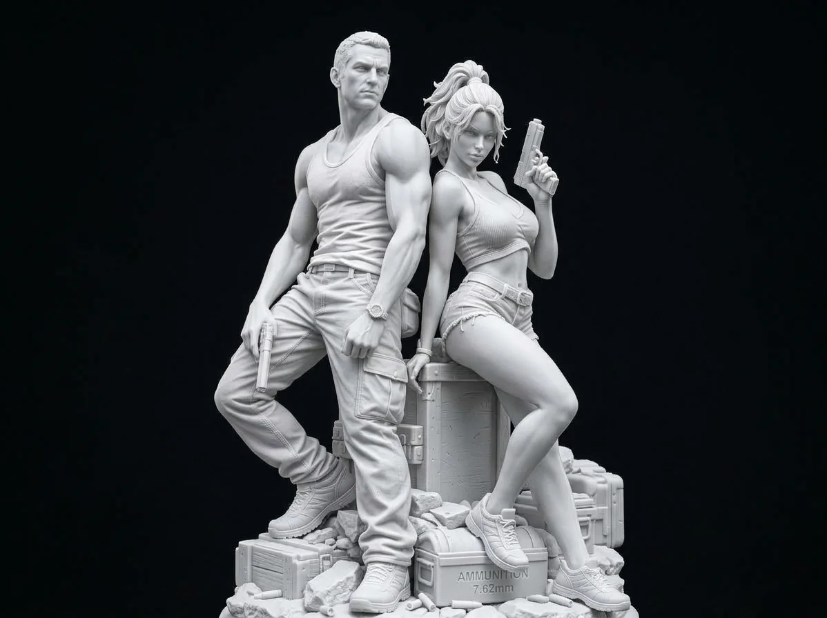 GTA VI Duo Display Statue