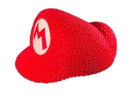 Knitted Super Mario Cap Figure