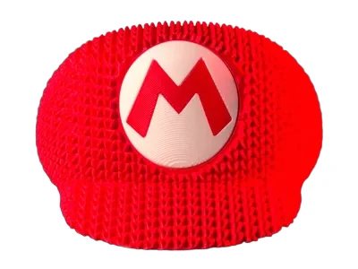 View image 2 — Knitted Super Mario Cap Figure