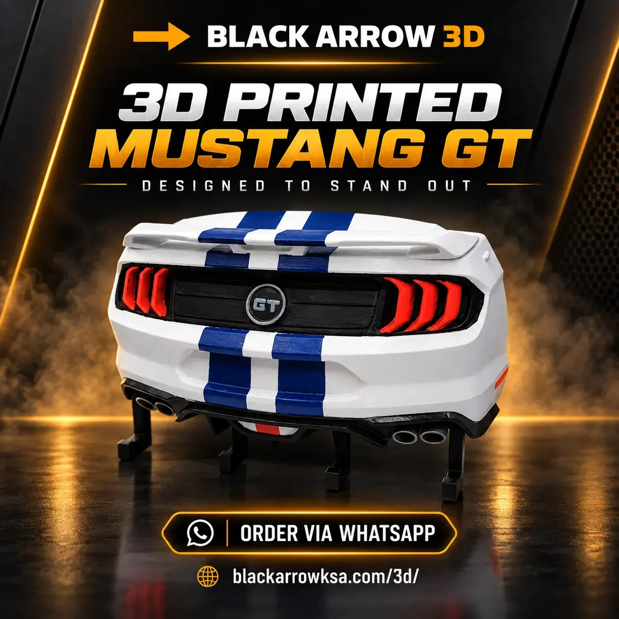 3D Printed Mustang GT